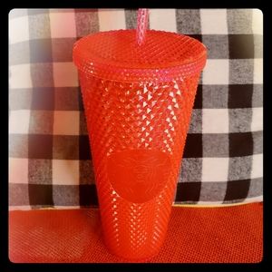 Starbucks 2019 Holiday Studded Tumbler Red